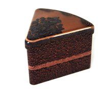 Chocolate Cake Slice Tin N4