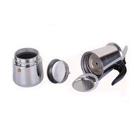 Stovetop Espresso Moka Pot, Stainless Steel Coffee Maker, 4 Cup N11