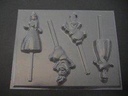 Frosted Princess Chocolate Candy Lollipop Mold N2