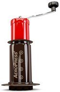Red Line Housewares Manual Coffee Grinder Makers with Adjustable Ceramic Conical Burr, Red N3
