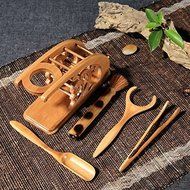 Bamboo Tea Accessories Set - Kung Fu Tea Liujunzi Zhugen N3