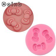 Doinb Jewel Butterfly Knot Bowknot Fondant Silicone Molds Outer Size 9.5x6x1.5CM GJM-1773 FDA N8
