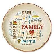 Abbey Press 401349 Pie Plate Family