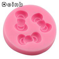 Doinb Jewel Butterfly Knot Bowknot Fondant Silicone Molds Outer Size 9.5x6x1.5CM GJM-1773 FDA N10