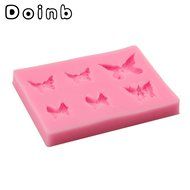 Doinb Jewel Butterfly Knot Bowknot Fondant Silicone Molds Outer Size 9.5x6x1.5CM GJM-1773 FDA N11