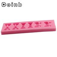 Doinb Jewel Butterfly Knot Bowknot Fondant Silicone Molds Outer Size 9.5x6x1.5CM GJM-1773 FDA N13