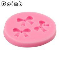 Doinb Jewel Butterfly Knot Bowknot Fondant Silicone Molds Outer Size 9.5x6x1.5CM GJM-1773 FDA N14