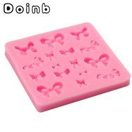 Doinb Jewel Butterfly Knot Bowknot Fondant Silicone Molds Outer Size 9.5x6x1.5CM GJM-1773 FDA N16