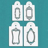 Sher Photo Frames Cake Stencil Set,Cake Top Stencil Decoration,Cake Side Decorating Stencils, N4