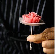 Astra shop Cake Flower Lifter Scissors &amp; Flower Nail Cream Roses Maker Set,2.95&quot; Diameter N7