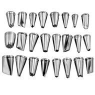 Leegoal 24 Pcs Icing Piping Nozzles Pastry Tips Cake Sugarcraft Decorating Tool N2
