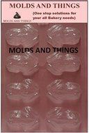 Animals Frog Chocolate Candy Mold Soap 2 13/16 X 1 7/8 X 1 13/16 1.2