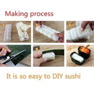 Generic Convenient Non Stick 5 Rolls Nigiri Mould Sushi Mold Rice Ball Maker Bento Tools N8