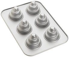 Fat Daddio's 6-Cup Individual 3 Tier Cake Pan