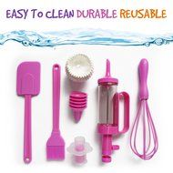 Cake and Cupcake Baking Kit - Set of 11 Accesories for Decorating Supplies - Easy Tools for Cupcake, Cookie and... N3