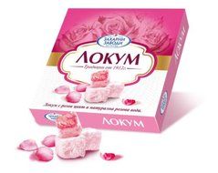 LOKUM DELIGHT WITH PiNK color and natural rose water 250g