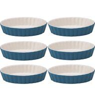 Mrs. Anderson&rsquo;s Baking Ceramic Oval Creme Brulee, Set of 6, Wheat