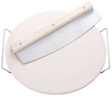 Dr. Oetker 2468 Pizza Stone with Chopping Knife N3