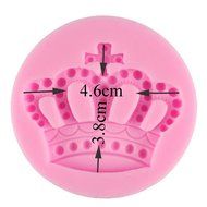 Mujiang Baking Molds Silicone Crown Fondant Mold Queen Candy Chocolate Molds For Sugar Craft Gum Pate Cake Decorating N18