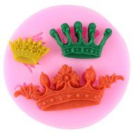 Mujiang Baking Molds Silicone Crown Fondant Mold Queen Candy Chocolate Molds For Sugar Craft Gum Pate Cake Decorating N19