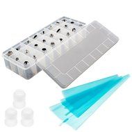 Dreamland 30 in 1 Cake Decorating Tips Kits,24 Piece Professional Stainless Steel DIY Icing Tip Set Tools with... N4