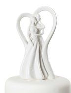 Lesbian Silhouette of Love Wedding Cake Topper