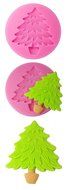 FOUR-C Silicone Cupcake Mold Christmas Tree Fondant Mould Color Pink N2