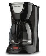 Black &amp; Decker DLX850 12-Cup Drip Coffeemaker, White