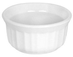 WORLD KITCHEN 1111281 SQ Ramekin, 7-Ounce, White, 2-Pack