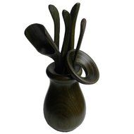 Pockwood Vase Tea Accessories 6 Pieces Tea Ceremony Utensils Set N2