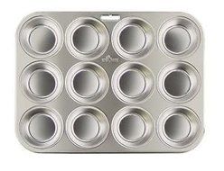 Fox Run Stainless Steel Muffin Pan 12, Bakeware, New N3