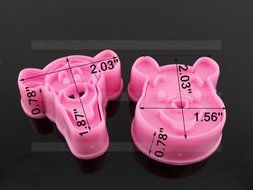 1 Set Cute Laughed Tiger Winne Bear Design Baking Cookie Fondant Cake SugarCraft Biscuit Chocolate Clays DIY Modelling... N6