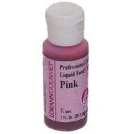 LorAnn Pink Liquid Food Color, 1 Ounce