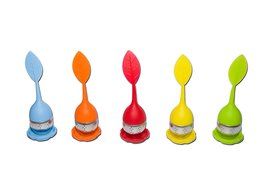 Starixx Tea Infuser - Loose Leaves Strainer Steeper - Herbal Brewer - Set of 5 Assorted Colors N9