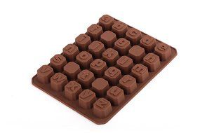 Home Value Candy Mold - Silicone Chocolate Mold - Lower Case Letters, (CHOCMOLDC1310) N4