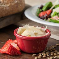 Carlisle S28058 Melamine Smooth Ramekin, 3 oz Capacity, 1.43" Height, Roma Red (Case of 48) N4