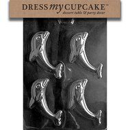 Dress My Cupcake Chocolate Candy Mold, Dolphin, Nautical