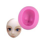 Witkey Girl Face Shape Non Stick Silicone Molds Fondant Chocolate Molds Candy Molds Baking Cookie Moulds Soap... N2
