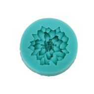 Lotus Flower 3D Fondant Cake Mold Candy Sugar craft Cutter Baking Tool Random Color N2