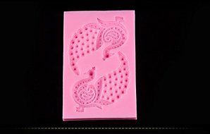 AnnyMart&reg; Silicone Embossing Mold Peacock Fondant Cake Mould Sugar Craft Decorating Molds (Peacock) N9