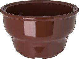 Carlisle 455328 Melamine Deep Salsa Bowl, 8-oz. Capacity, 2.37" Height x 4.12" Lip Diameter , Lennox Brown (Case... N3