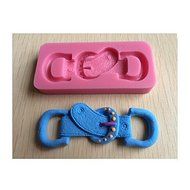 Anyana Buckle Shape Silicone 3d Mould Cooking Fondant Cake Decorating Tools Chocolate N2