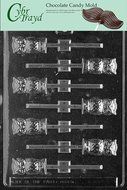 Cybrtrayd H034 Owl Lolly Chocolate Candy Mold with Exclusive Cybrtrayd Copyrighted Chocolate Molding Instructions