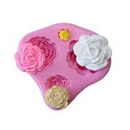 Generic Baking Chocolate Fondant Sugarcraft Mold Cake Decorating Rose Flower Mould N5