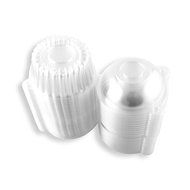 100pcs Clear Plastic Cupcake Cake Muffin Case Dome Holder Box Container N3