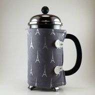 French Press Cozy Cover, 8 cup, Eiffel Tower N4