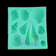 Generic Silicone Sea Lifes Shell Conch Fondant Cake Cookie Baking Icing Soap Mould Mold N2