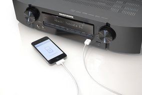 Marantz NR1603 Slim Line 7.1 Channel 3D Pass Through Networking Home Theater Receiver with AirPlay (Black) (Discontinued... N3