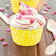 Mikey Store, New 50pcs High Temperature Resistant Baking Cakes Dot Bead Cups (Colorful) N4