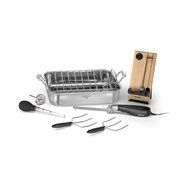 Cuisinart Chef's Classic Stainless 16-Inch Rectangular Roaster with Rack N4